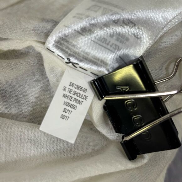 Old Navy Black Cream Embroidered Trim Tassel Tie Cotton Cowgirl Sun Dress XL - Picture 6 of 10